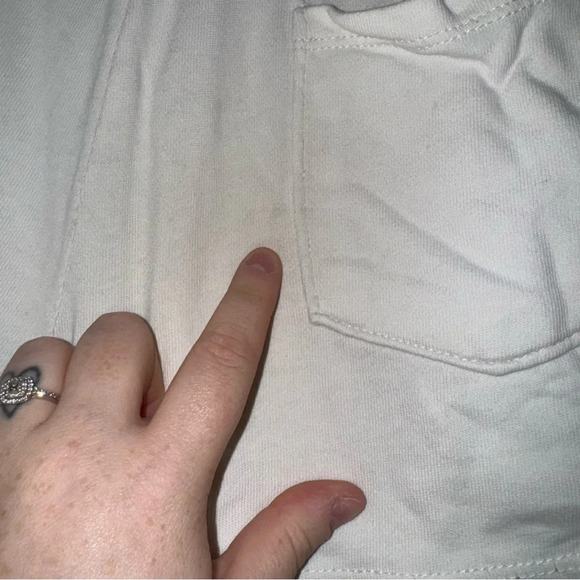 Women’s Zara Brand White Summer Sweat Style Comfortable Soft Cozy Shorts Size: S - Picture 13 of 16